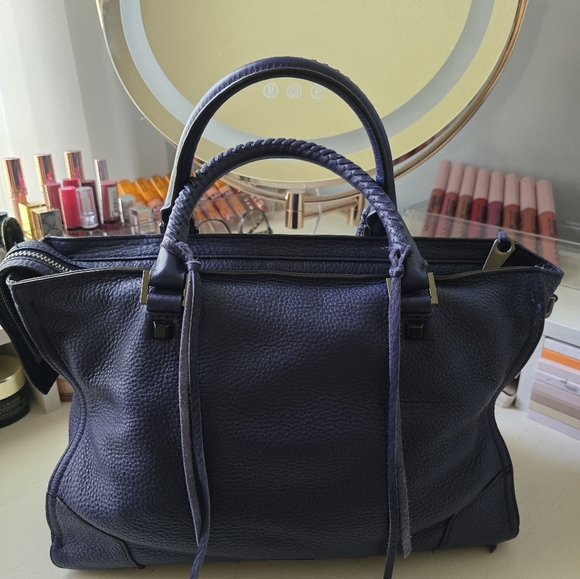 Rebecca Minkoff regan royal blue satchel - Picture 1 of 13